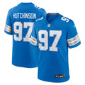 Aidan Hutchinson Detroit Lions Blue Game Jersey
