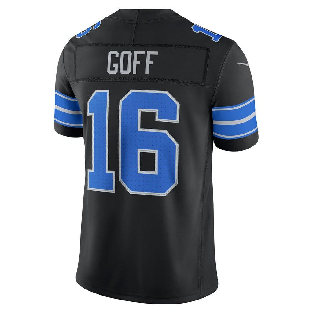 Jared Goff Detroit Lions Blue Team Vapor F.U.S.E. Stitched Limited Jersey