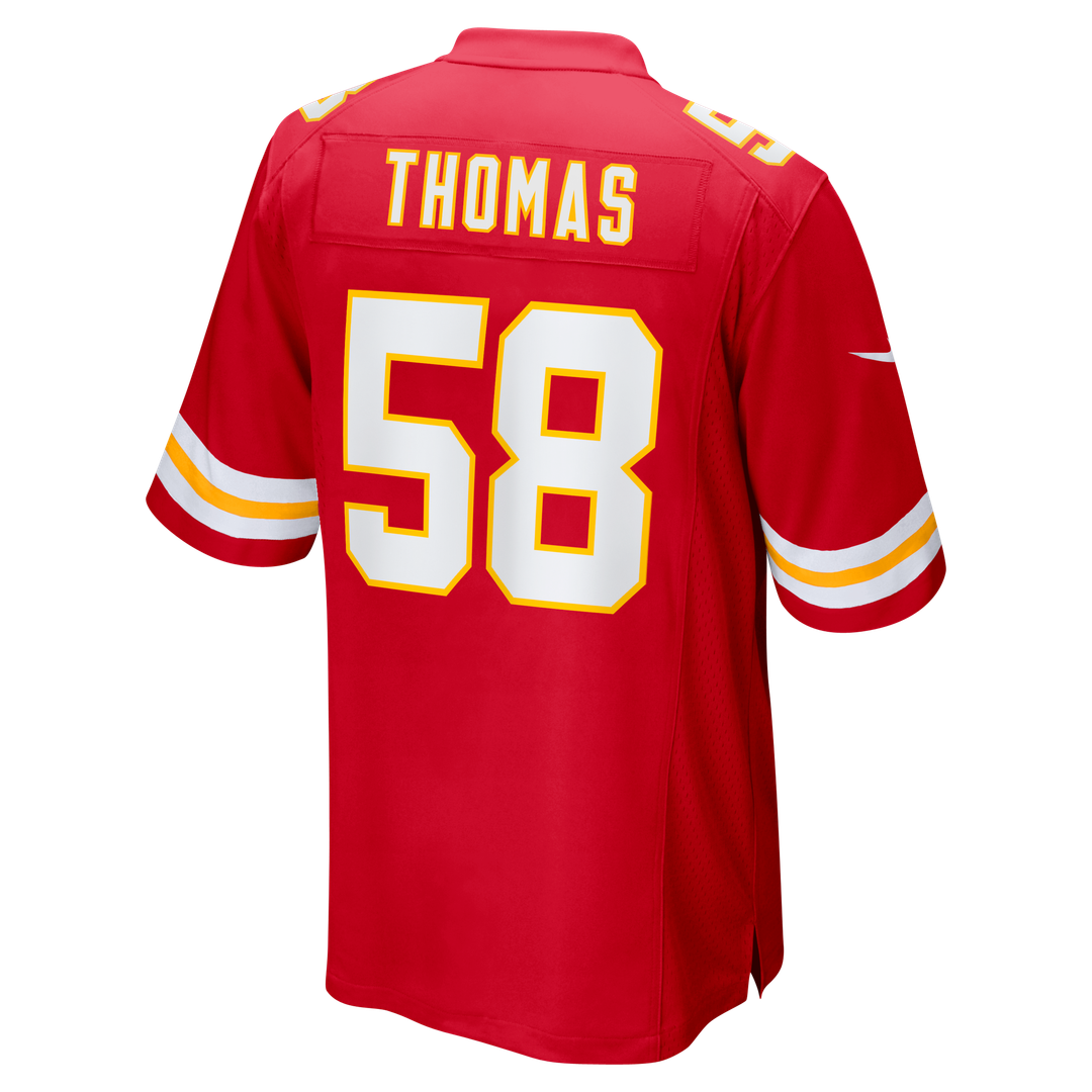 Derrick Thomas Kansas City Chiefs Red Game Retired Player Jersey