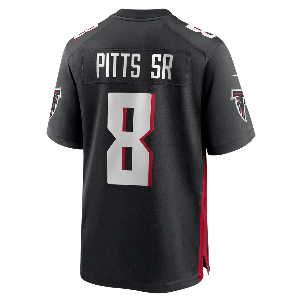 Kyle Pitts Sr. Atlanta Falcons Black Team Game Jersey