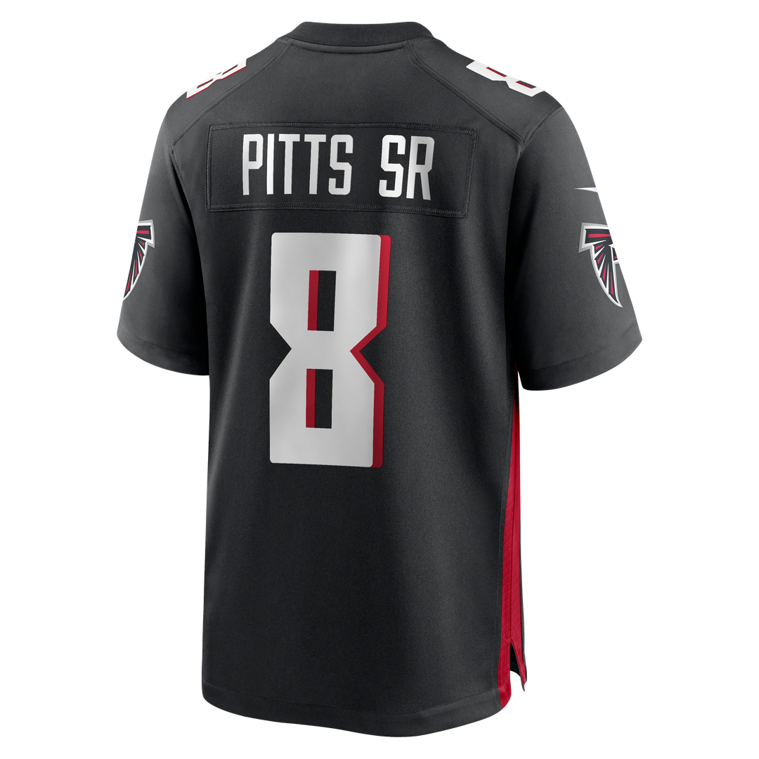 Kyle Pitts Sr. Atlanta Falcons Black Team Game Jersey
