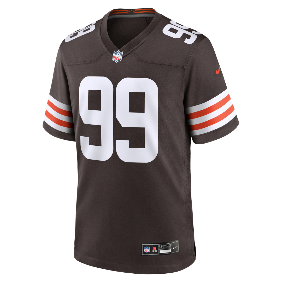 Logan Fano Cleveland Browns Brown Team Game Jersey