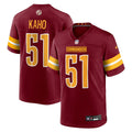 Ale Kaho Washington Commanders Burgundy Team Game Jersey