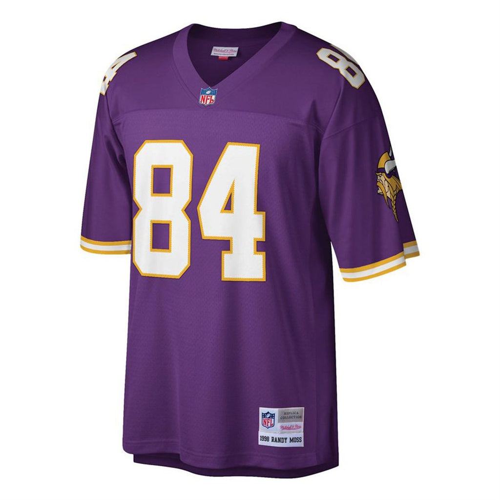 Randy Moss Minnesota Vikings Purple Big & Tall 1998 Retired Player Replica Jersey