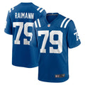 Bernhard Raimann Indianapolis Colts Royal Player Game Jersey