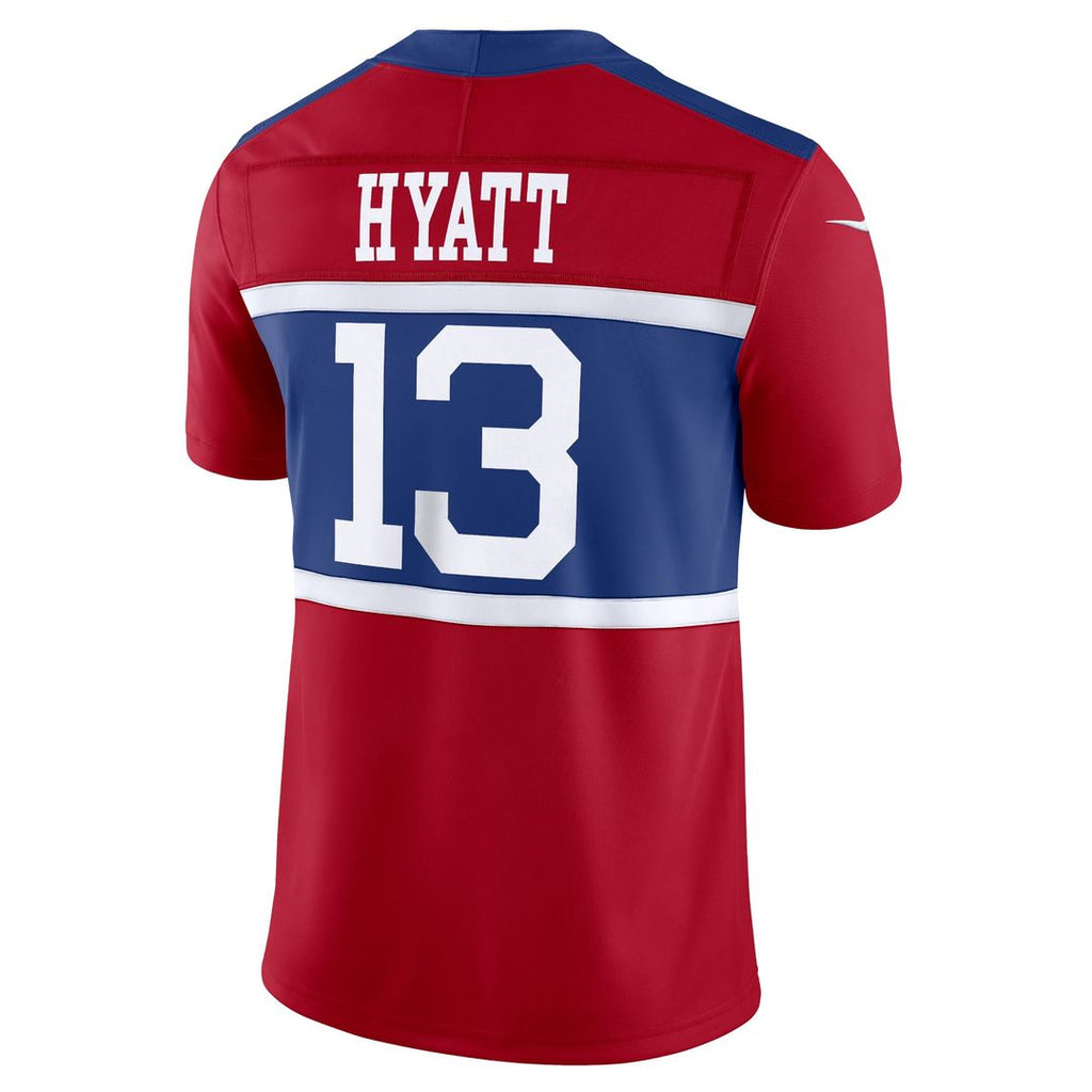 Jalin Hyatt New York Giants Century Red Alternate Vapor F.U.S.E. Limited Jersey