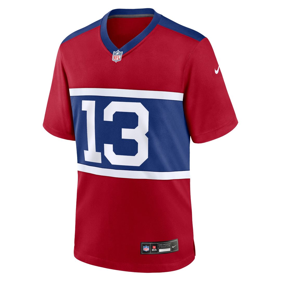 Jalin Hyatt New York Giants Century Red Alternate Player Game Jersey