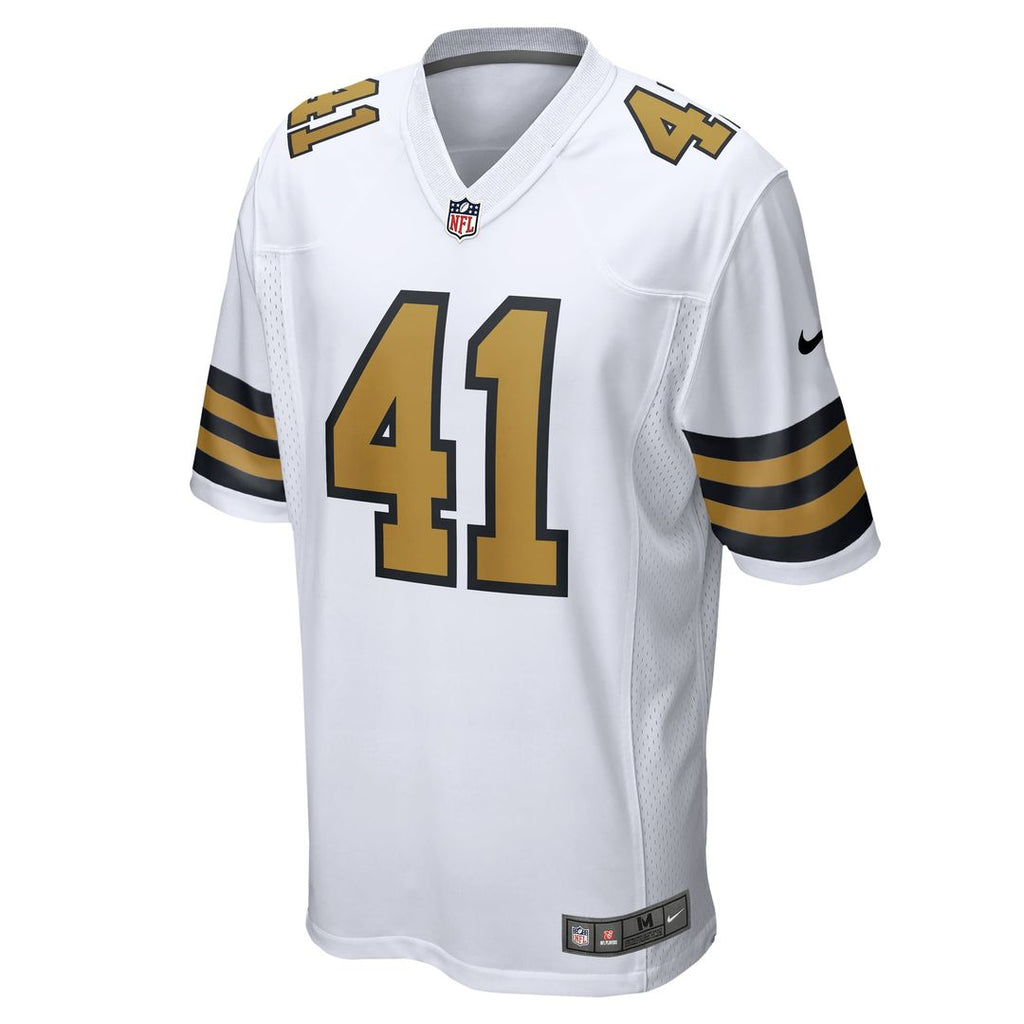Alvin Kamara New Orleans Saints White Alternate Game Jersey