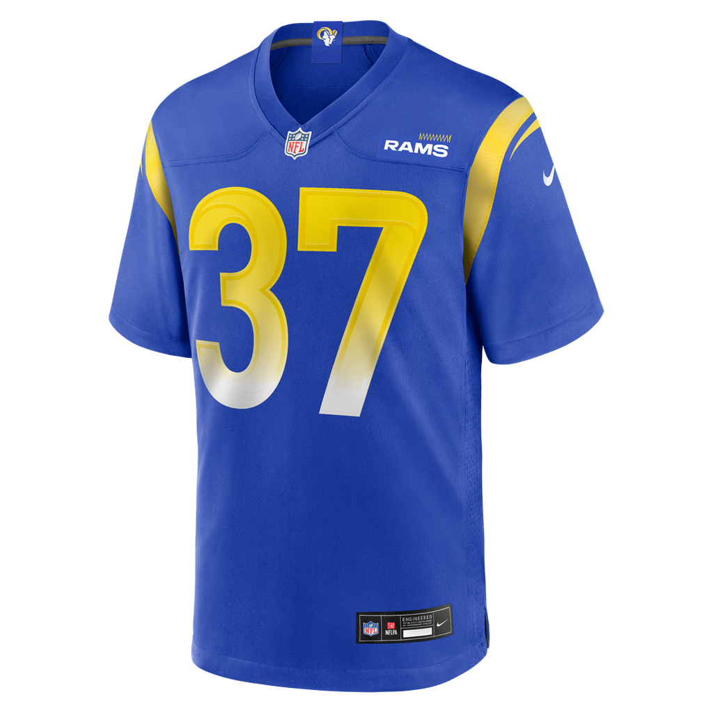 Quentin Lake Los Angeles Rams Royal Game Player Jersey