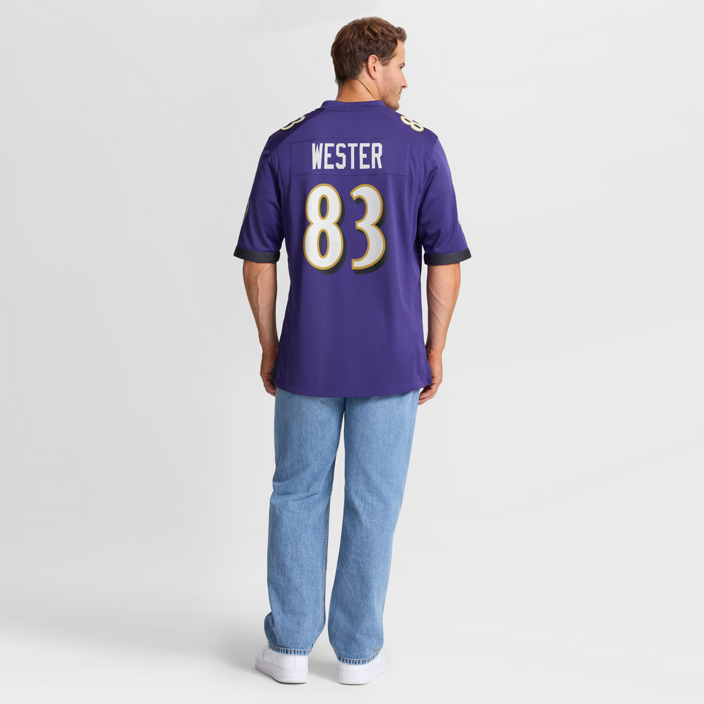 LaJohntay Wester Baltimore Ravens Purple Team Game Jersey