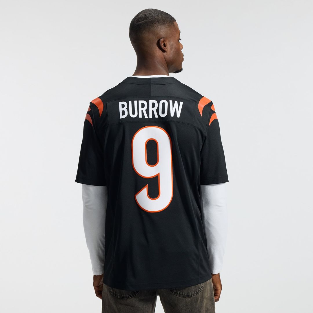Joe Burrow Cincinnati Bengals Orange Alternate Vapor F.U.S.E. Stitched Limited Jersey