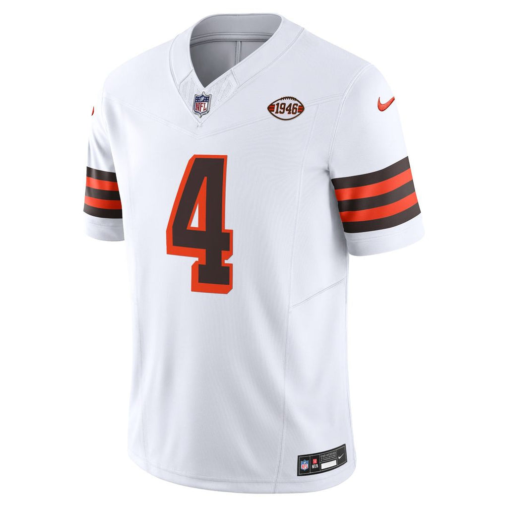 Deshaun Watson Cleveland Browns White Vapor F.U.S.E. Limited Jersey