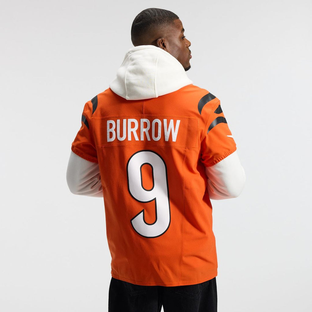 Joe Burrow Cincinnati Bengals Orange Team Vapor F.U.S.E. Elite Jersey
