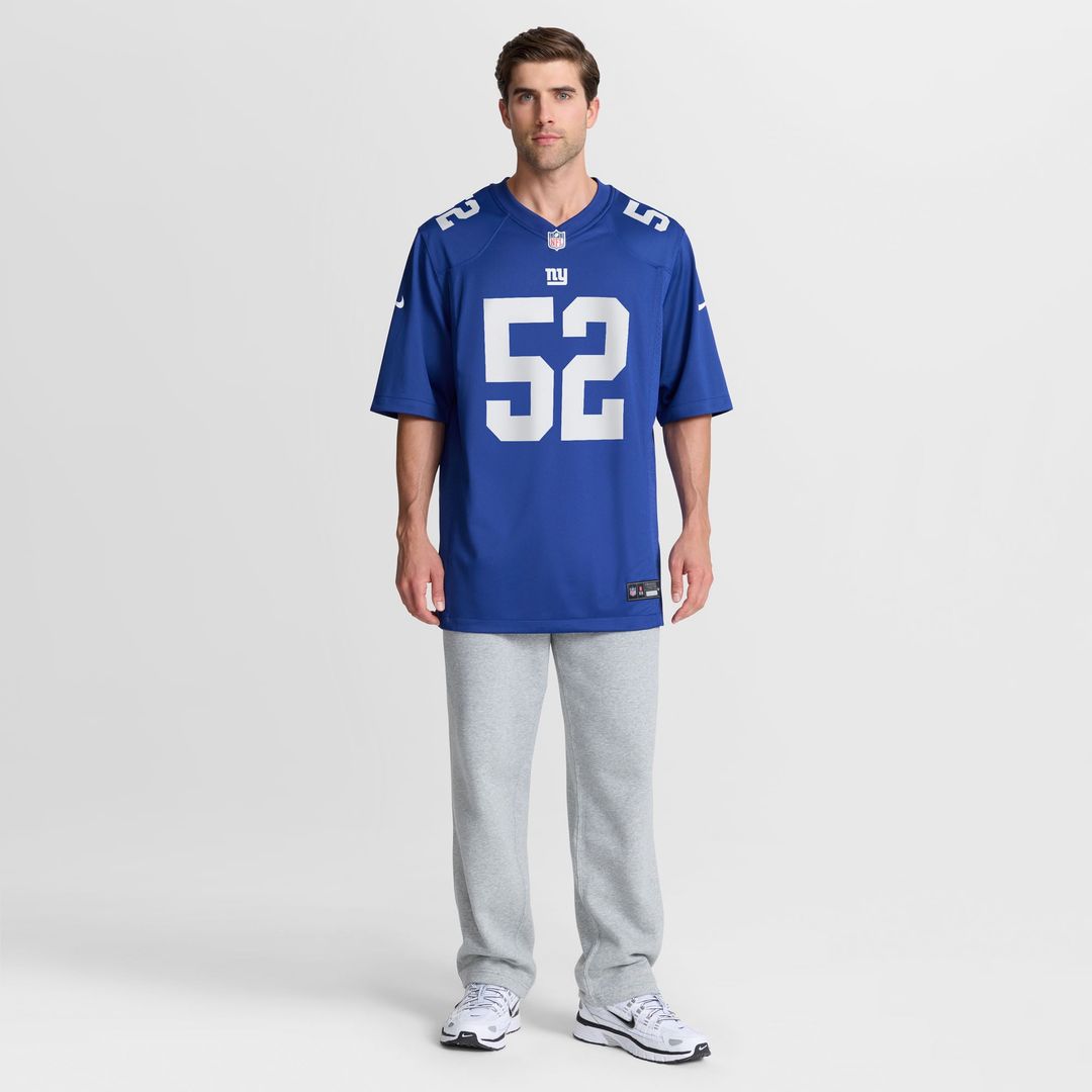 Arvell Reese New York Giants Royal Team Game Jersey