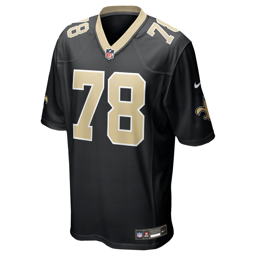 Erik McCoy New Orleans Saints Black Game Jersey