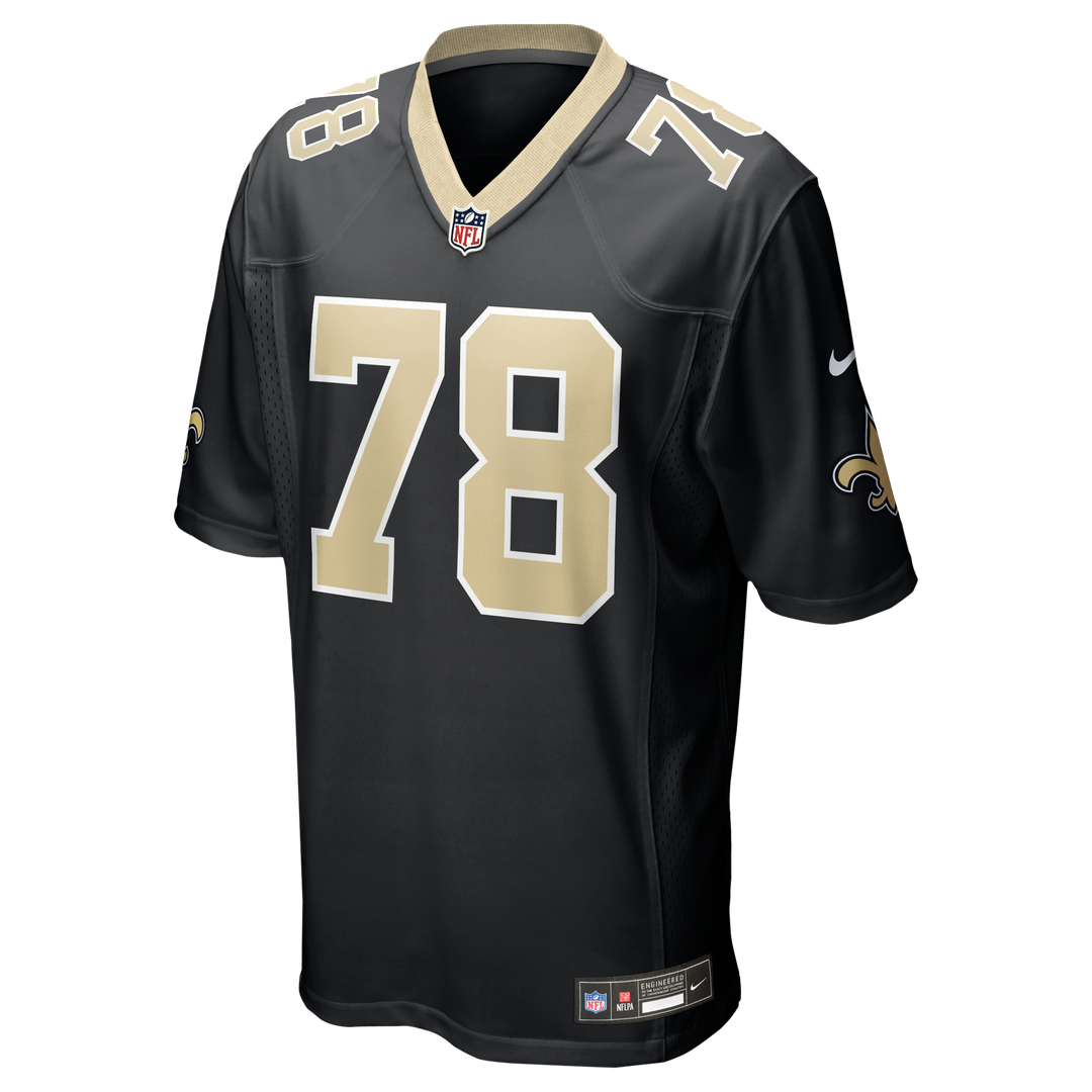 Erik McCoy New Orleans Saints Black Game Jersey