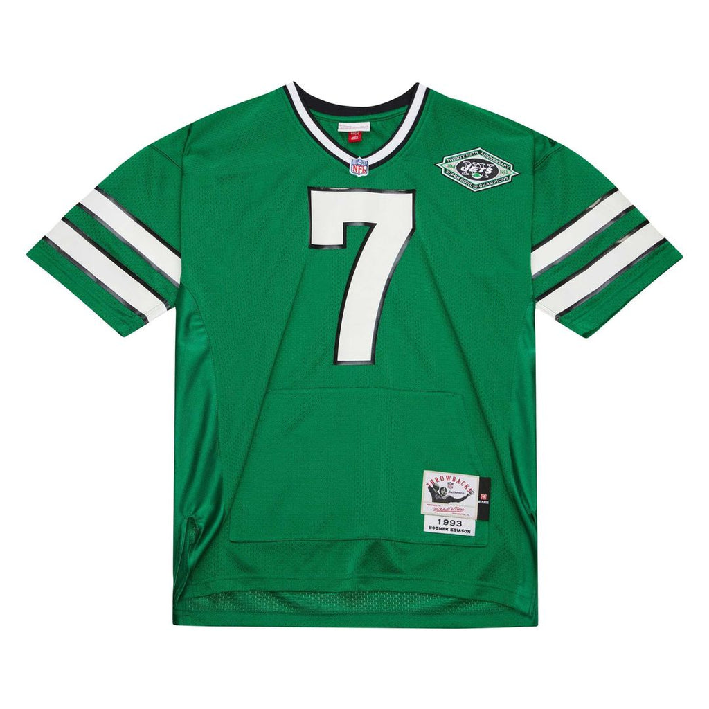 Boomer Esiason New York Jets Kelly Green 1993 Authentic Throwback Retired Player Pocket Jersey
