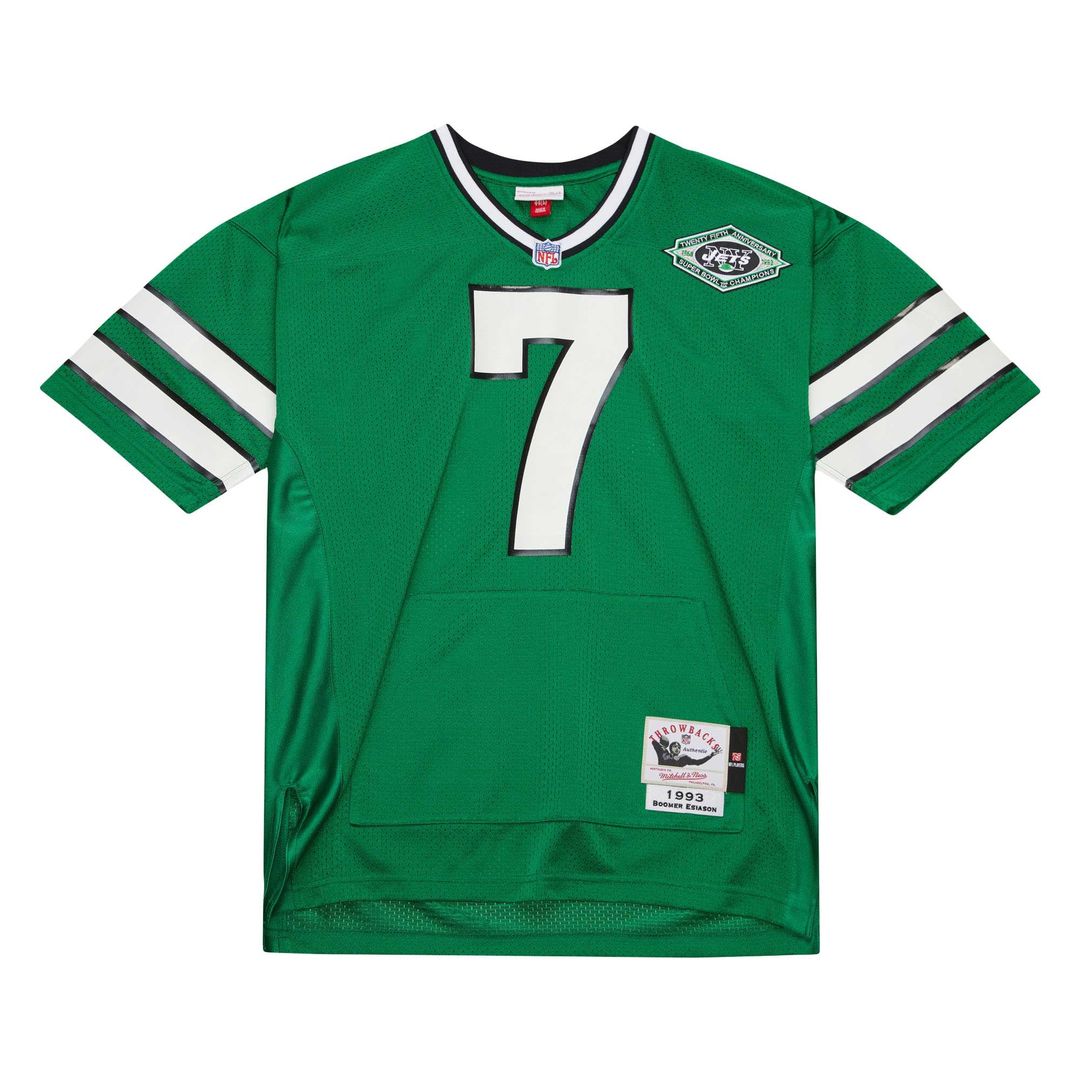 Boomer Esiason New York Jets Kelly Green 1993 Authentic Throwback Retired Player Pocket Jersey