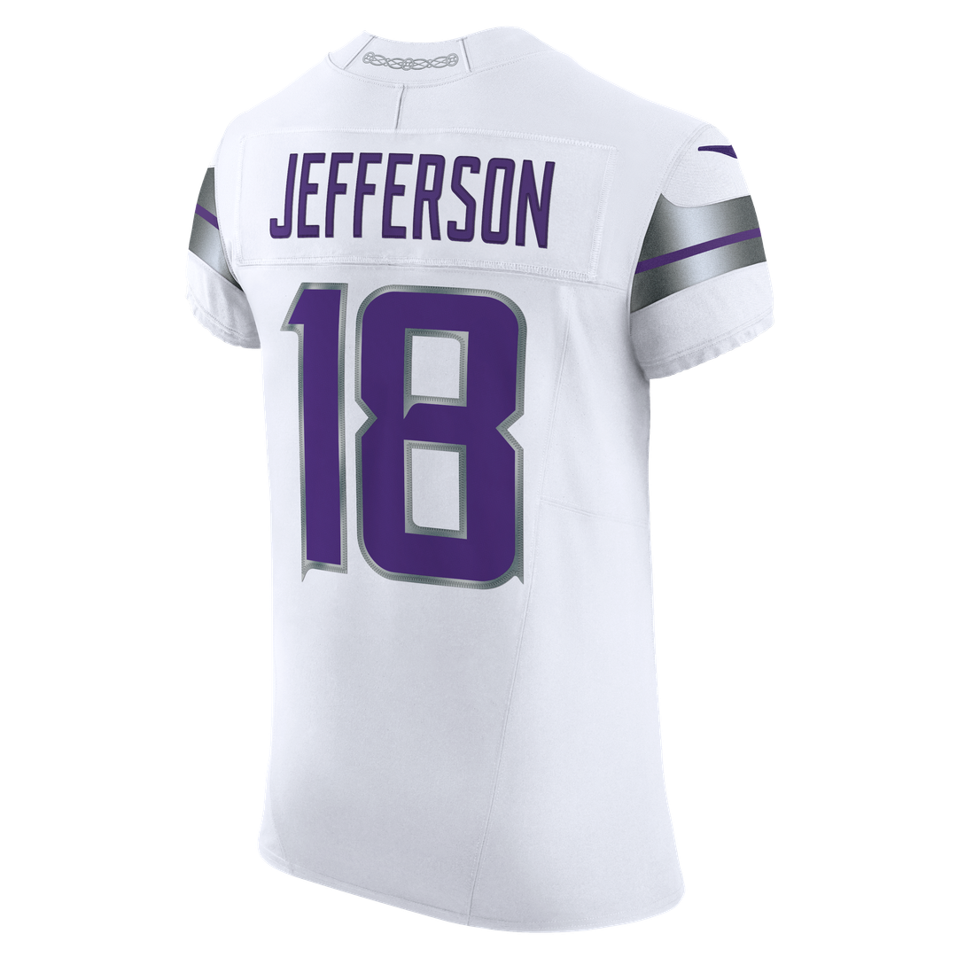 Justin Jefferson Minnesota Vikings White Alternate Vapor F.U.S.E. Elite Player Jersey