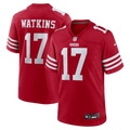 Jordan Watkins San Francisco 49ers Scarlet Team Game Jersey
