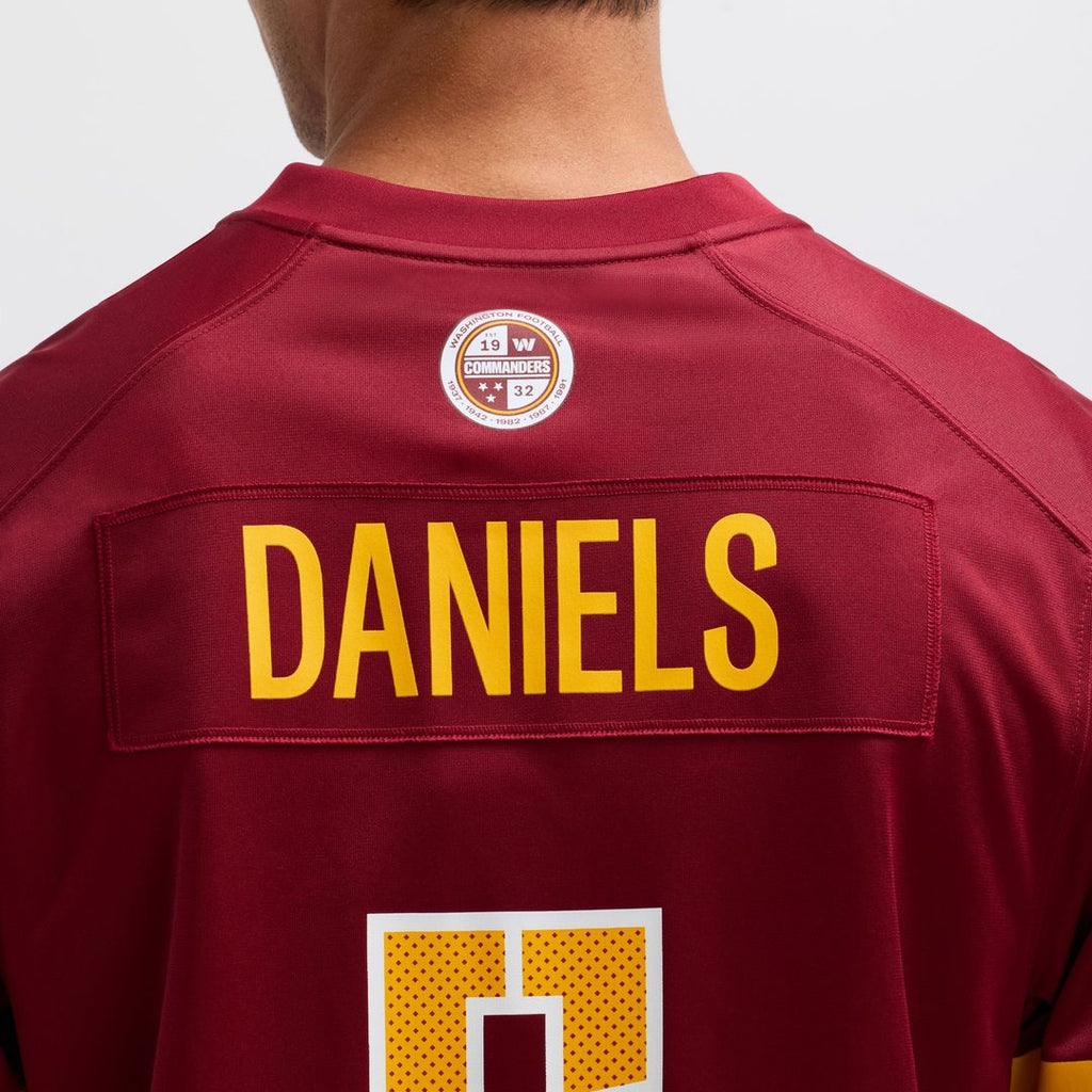 Jayden Daniels Washington Commanders Burgundy Player Game Jersey