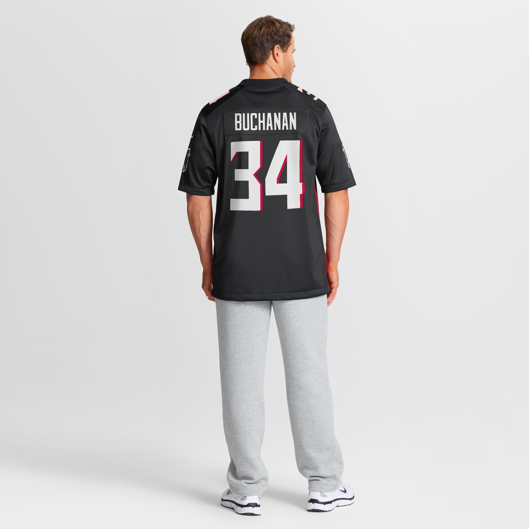 Ray Buchanan Atlanta Falcons Black Game Retired Player Jersey