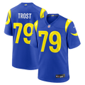 Keagen Trost Los Angeles Rams Royal Team Game Jersey