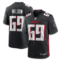 Jack Nelson Atlanta Falcons Black Team Game Jersey