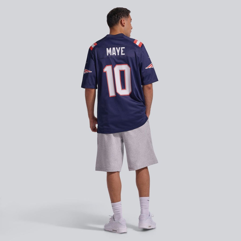 Drake Maye New England Patriots White Player Game Jersey