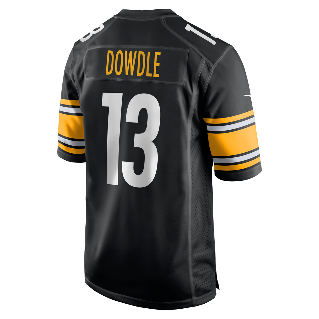 Rico Dowdle Pittsburgh Steelers Black Game Jersey