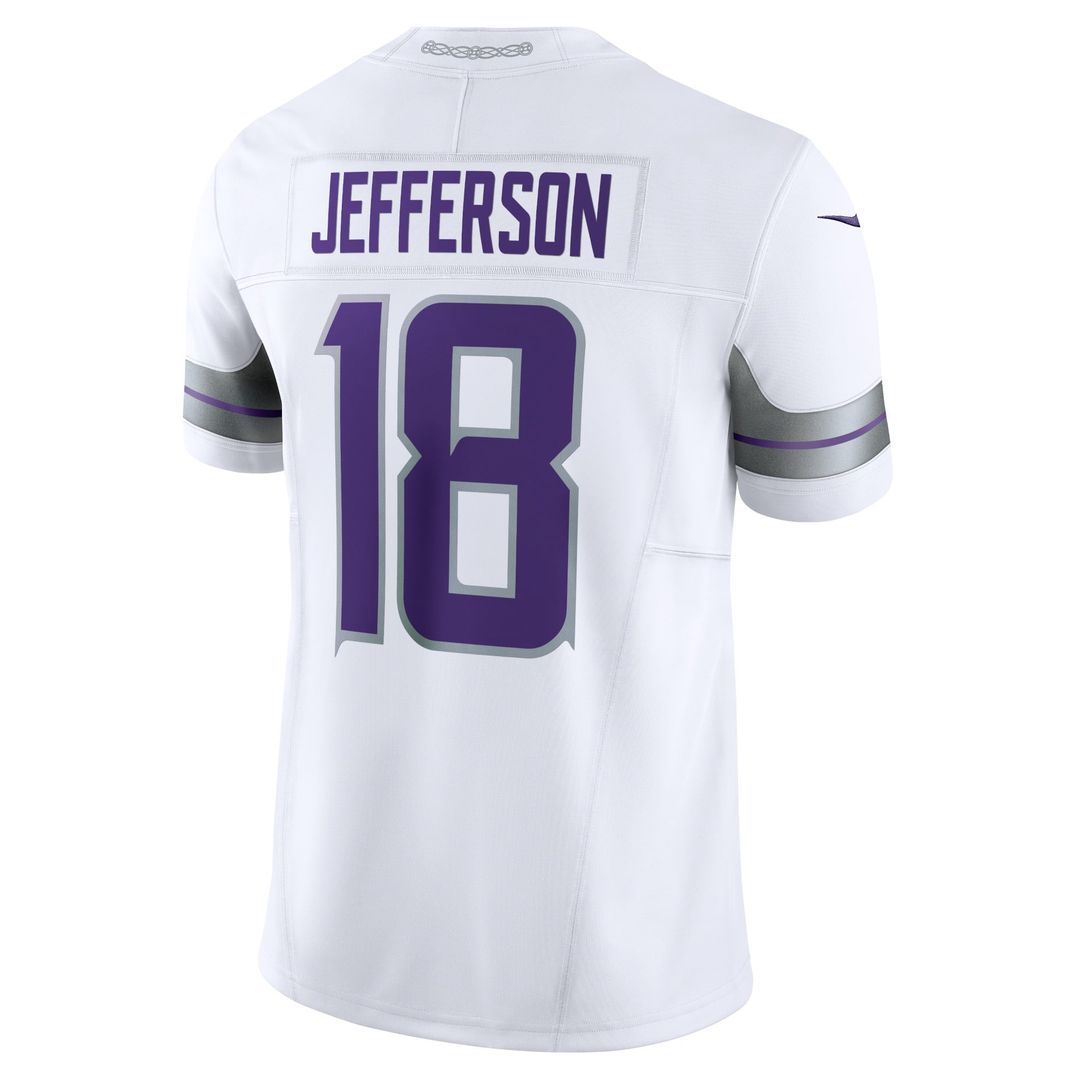Justin Jefferson Minnesota Vikings White Alternate Vapor F.U.S.E. Limited Jersey