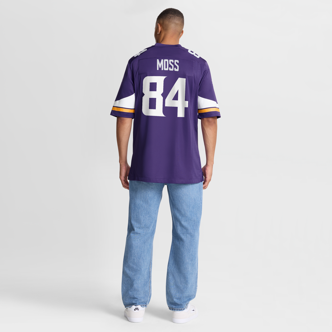 Randy Moss Minnesota Vikings Purple Game Retired Player Jersey
