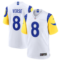Jared Verse Los Angeles Rams White White Game Player Jersey