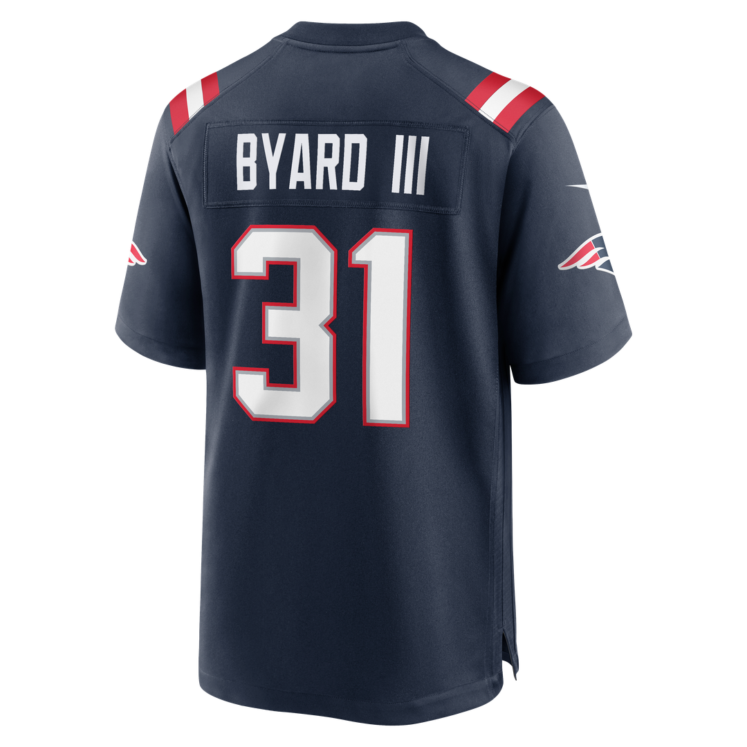Kevin Byard III New England Patriots Navy Team Game Jersey
