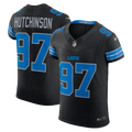 Aidan Hutchinson Detroit Lions Black Alternate Vapor F.U.S.E. Elite Jersey