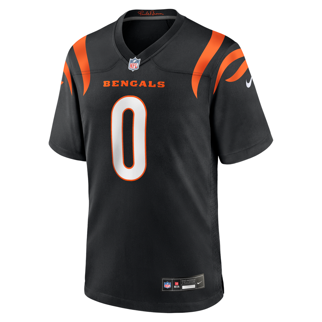 DJ Turner II Cincinnati Bengals Black Team Game Jersey