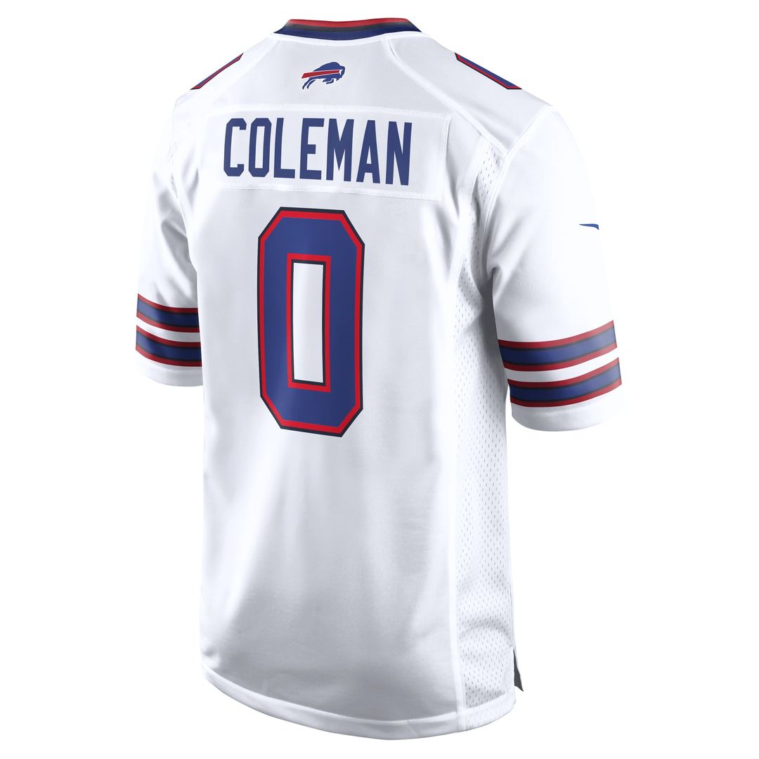Keon Coleman Buffalo Bills White Game Jersey