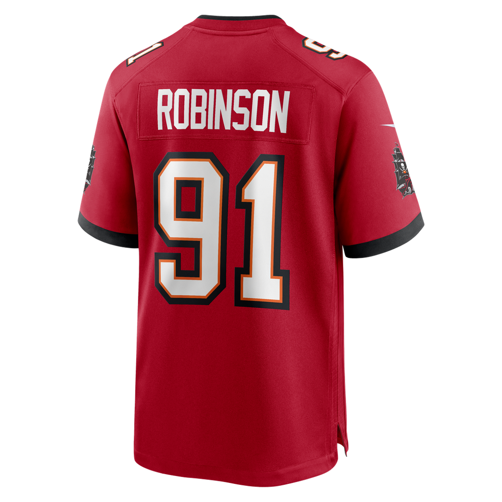 A'Shawn Robinson Tampa Bay Buccaneers Red Team Game Jersey