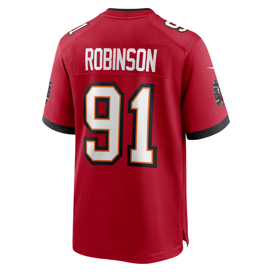 A'Shawn Robinson Tampa Bay Buccaneers Red Team Game Jersey
