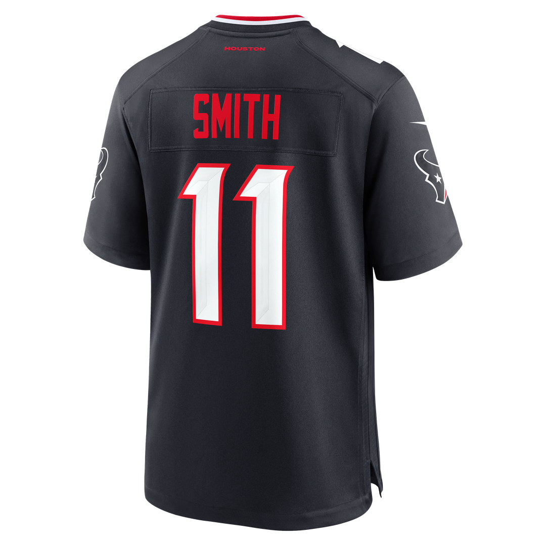 Tremon Smith Houston Texans Navy Team Game Jersey
