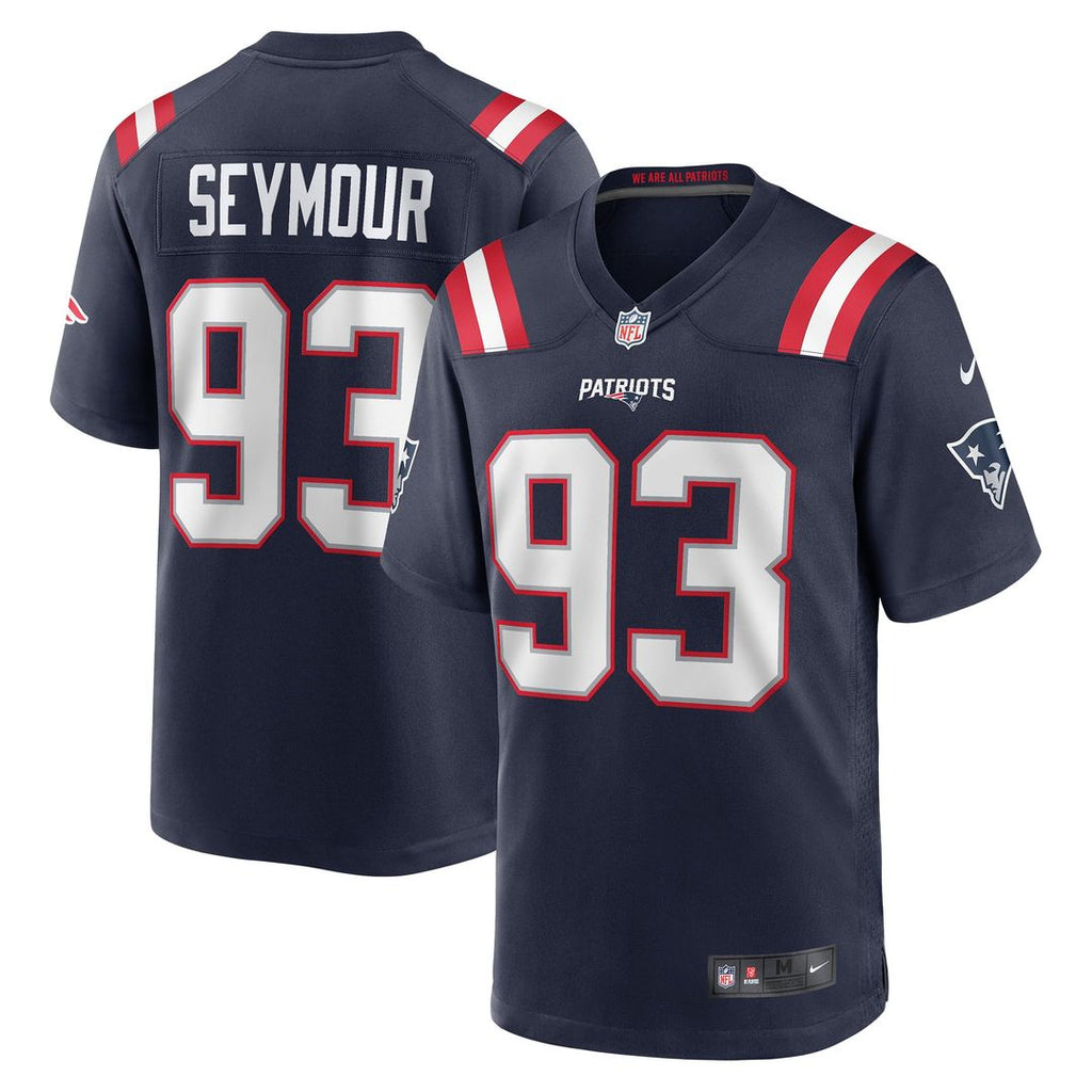 Richard Seymour New England Patriots Navy Retired Player Game Jersey