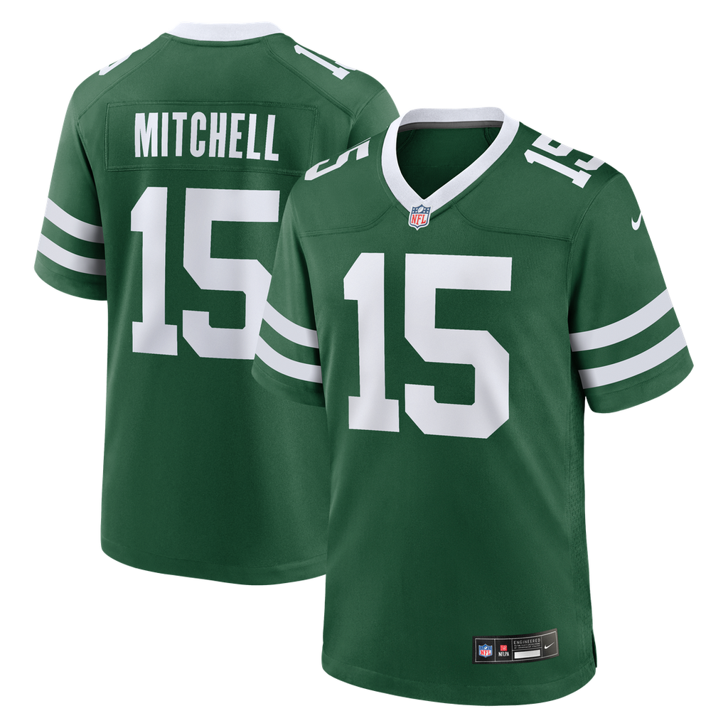 Adonai Mitchell New York Jets Legacy Green Team Game Jersey
