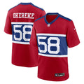 Bobby Okereke New York Giants Century Red Alternate Player Game Jersey