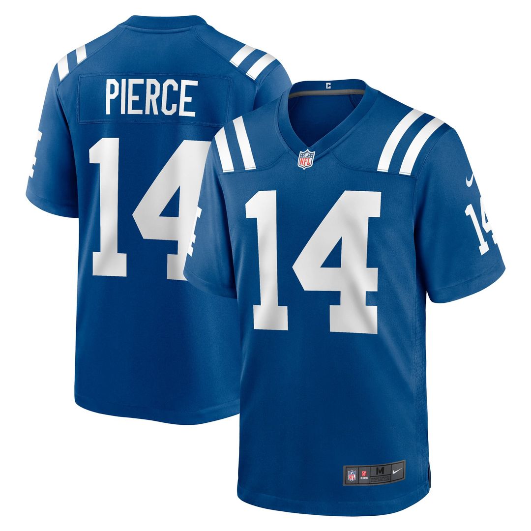 Alec Pierce Indianapolis Colts Royal Player Game Jersey