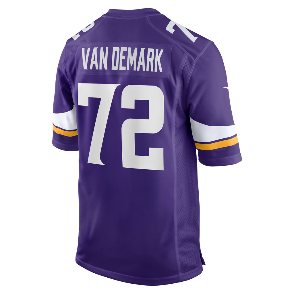 Ryan Van Demark Minnesota Vikings Purple Team Game Jersey