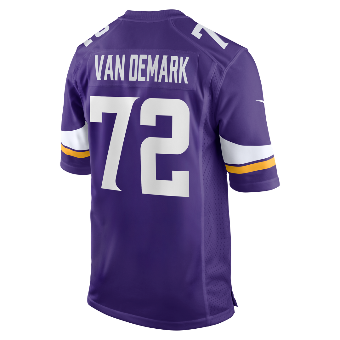 Ryan Van Demark Minnesota Vikings Purple Team Game Jersey