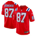 Rob Gronkowski New England Patriots Red Alternate Retired Player Game Jersey