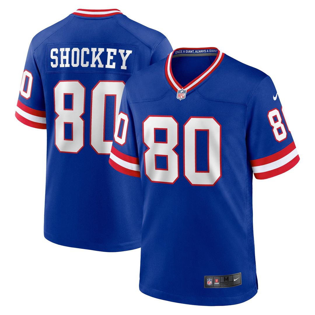 Jeremy Shockey New York Giants Royal Retired Player Alternate Game Jersey