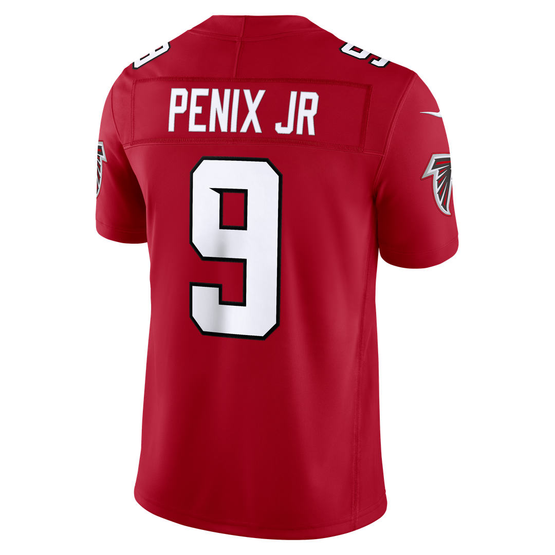 Michael Penix Jr. Atlanta Falcons Red Team Vapor F.U.S.E. Stitched Limited Jersey
