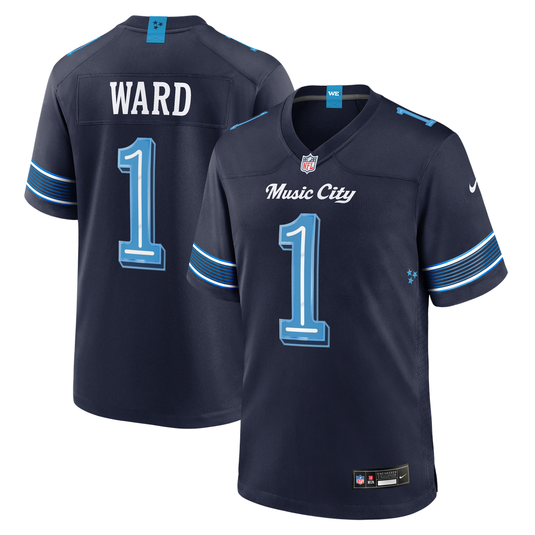 Cameron Ward Tennessee Titans Navy 2026 Rivalries Collection Game Jersey